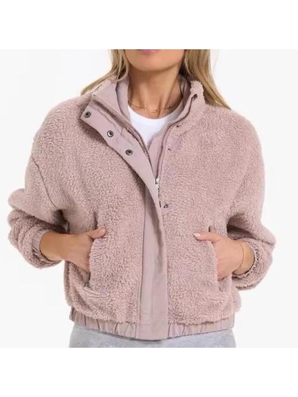 Vuori Cozy Sherpa
Jacket High Pile Fleece Umber
Pink size M